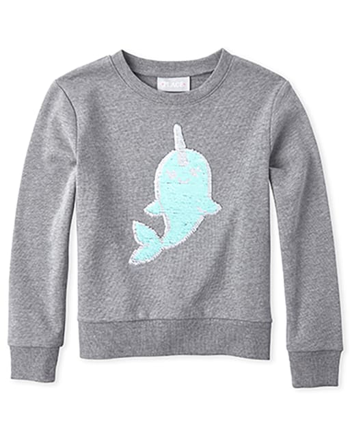 flip sequin sweatshirt
