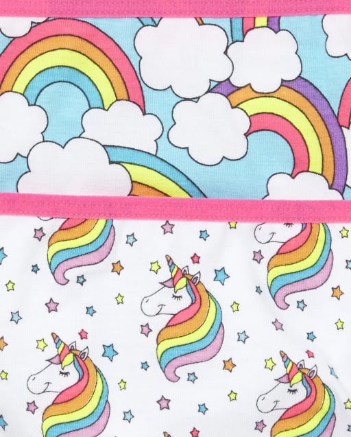 GIRLS 7 PACK RAINBOW BRIEFS KNICKERS AGE 5-6 YEARS NEW RAINBOW GIFT PRESENT