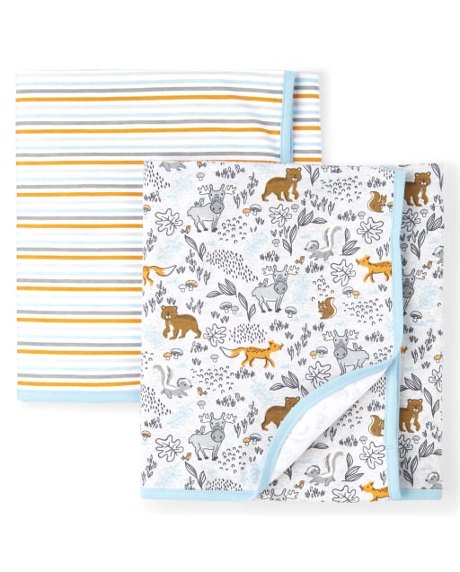 gymboree swaddle blankets