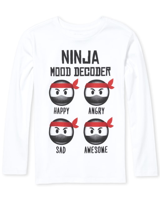 Camiseta con gráfico Ninja Mood para niños
