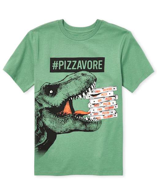 Camiseta con gráfico Pizzavore Dino para niños