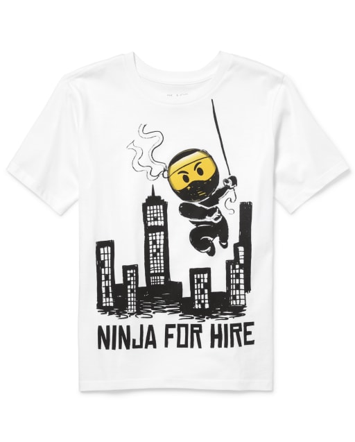 Camiseta con gráfico Ninja para niños