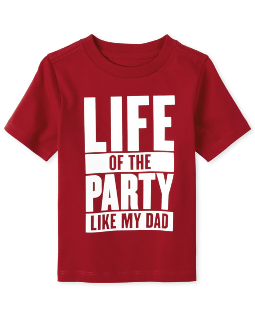 Baby And Toddler Boys Party Graphic Tee
