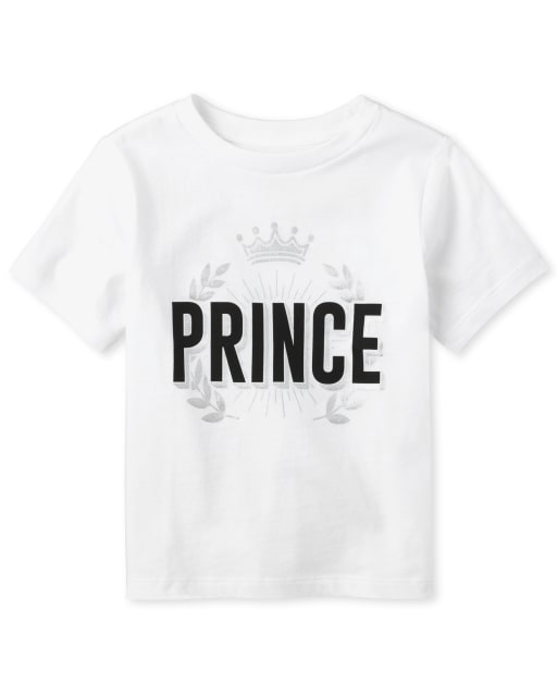 Baby And Toddler Boys Matching Family Foil Prince Graphic Tee