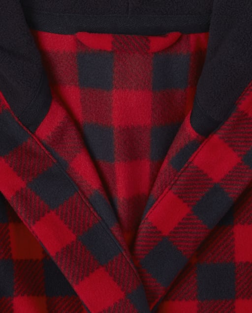 Unisex Kids Matching Family Christmas Long Sleeve Buffalo Plaid