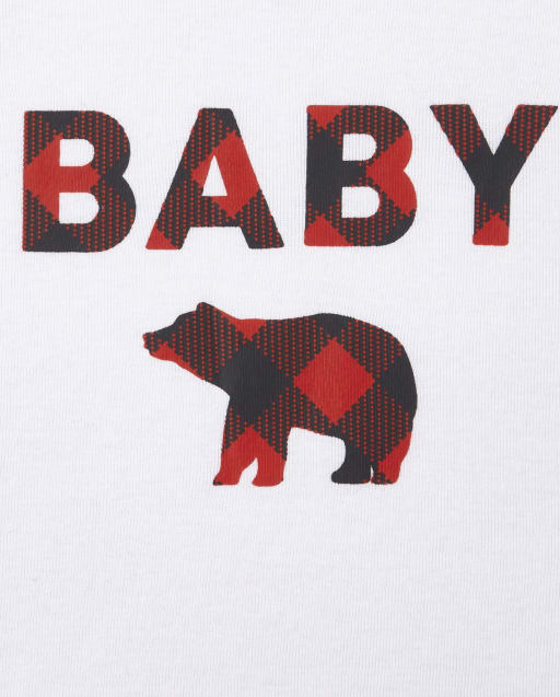 buffalo check infant pajamas