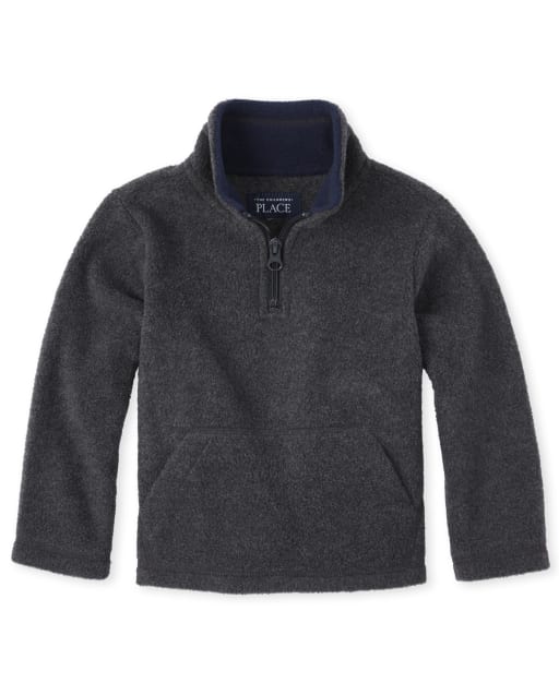 boys half zip jumper