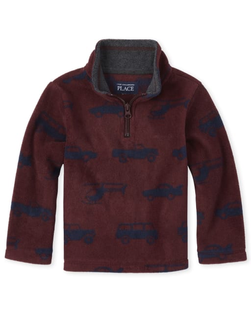 toddler half zip pullover