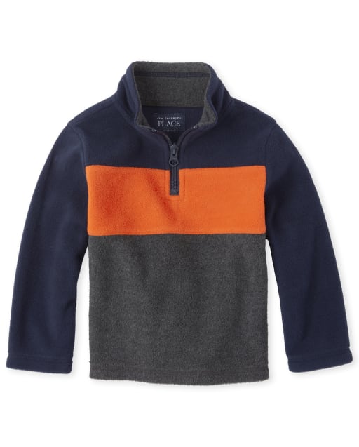 toddler half zip pullover