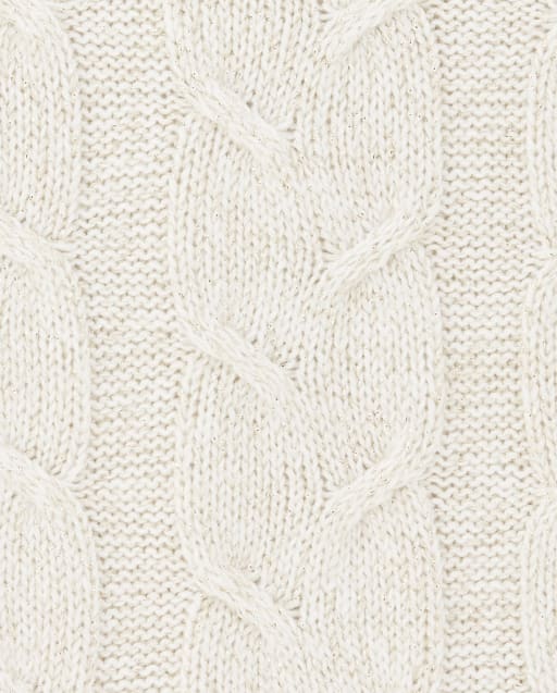 girls ivory sweater dress