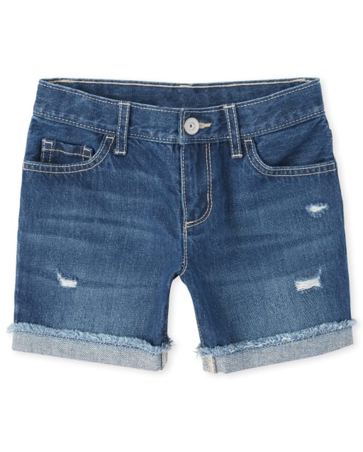 Shorts vaqueros estilo boyfriend para niña