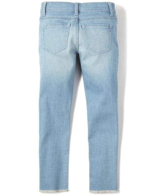 super frayed hem jeans