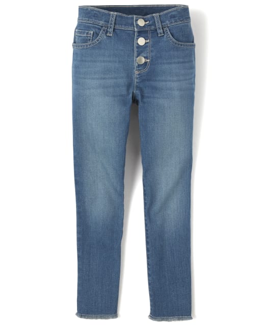 super frayed hem jeans
