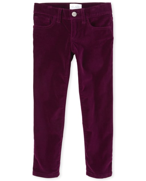 Girls Velvet Pants