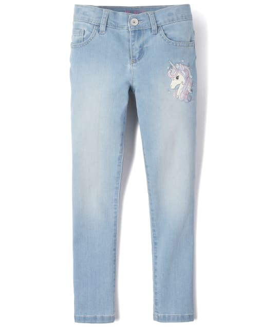 unicorn jeans for girls