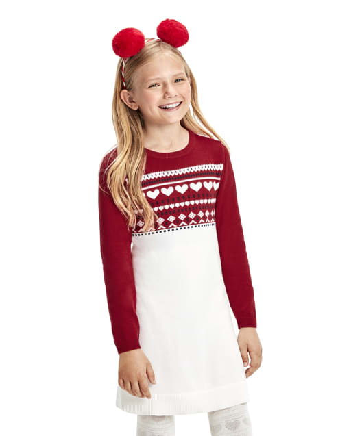 girls fair isle sweater