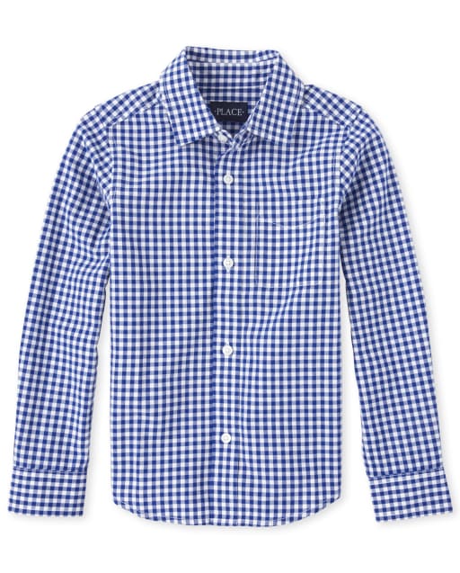 Camisa con botones a juego de popelina de cuadros vichy Dad And Me para niños