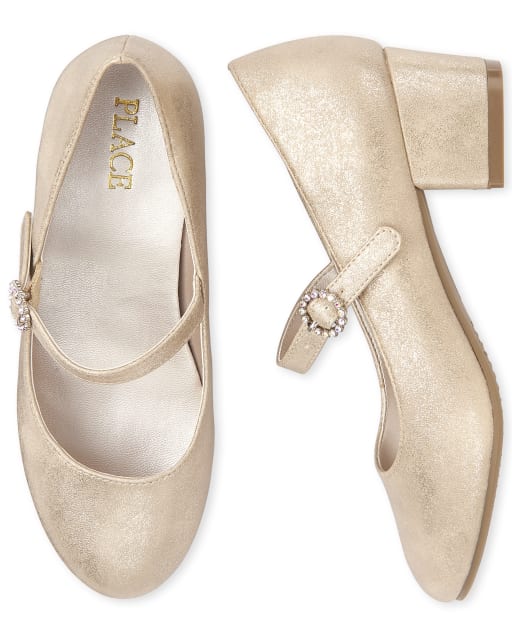 girls metallic shoes