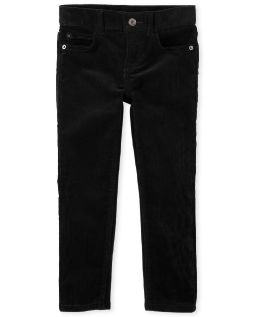 black corduroy jeans