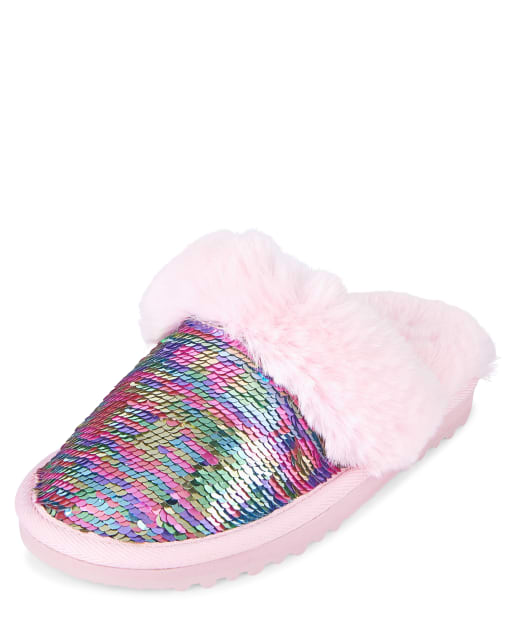 childrens rainbow slippers