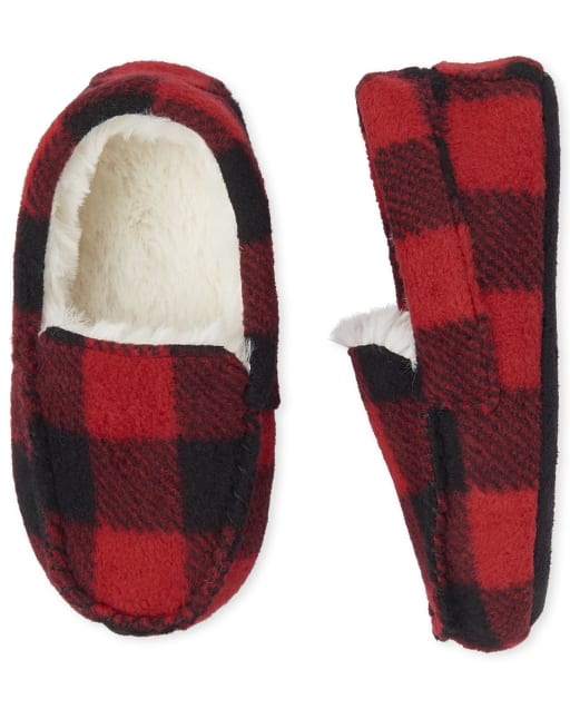 kids red slippers