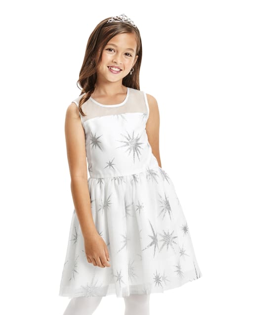 glitter star dress