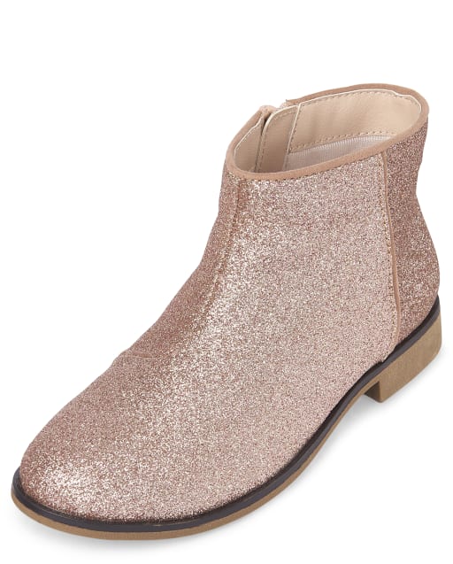Girls Glitter Booties