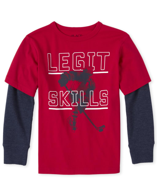 Boys Hockey 2 In 1 Top