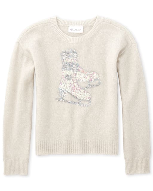 Girls Embellished Sweater