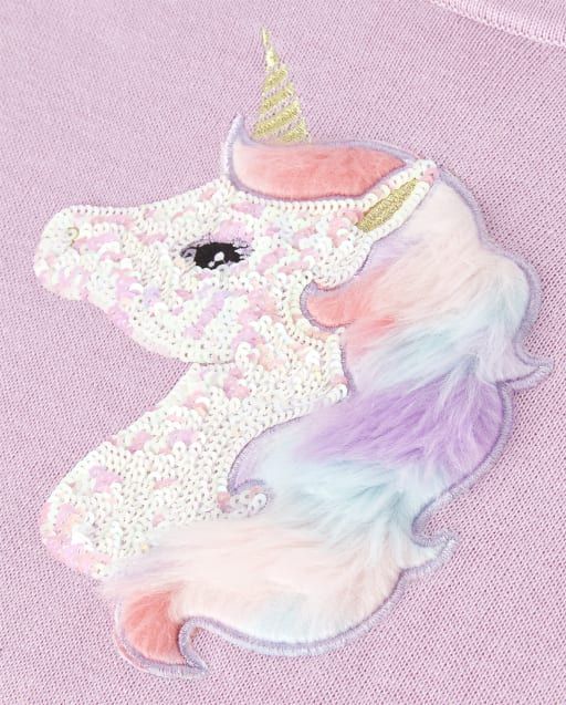 girls unicorn sweater