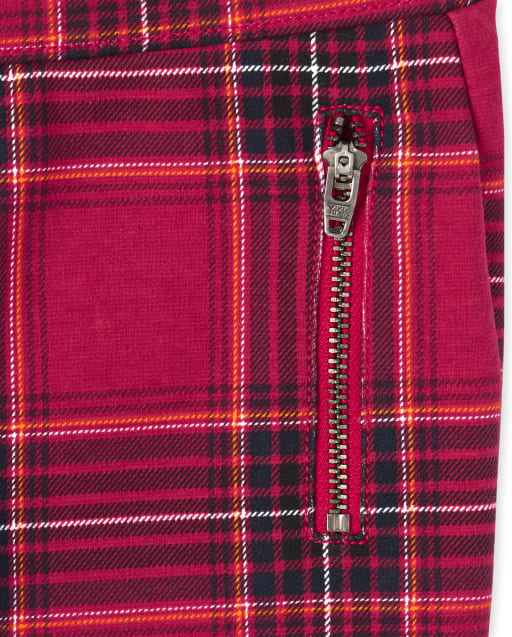 plaid jeggings