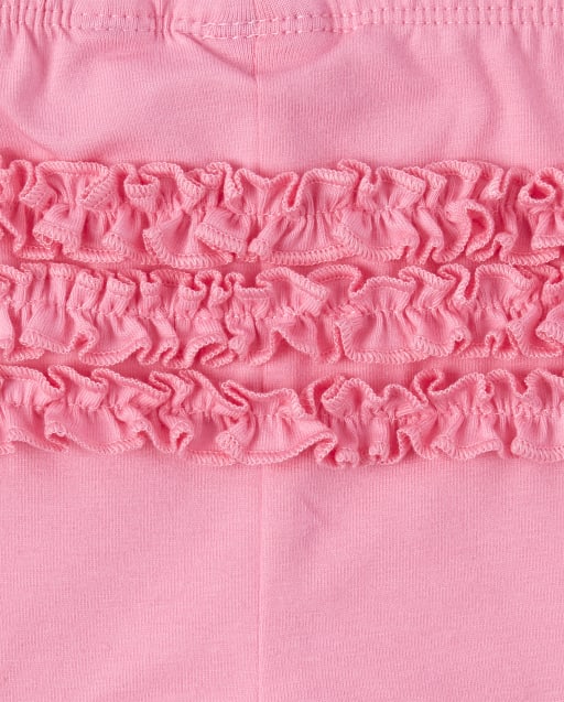 girls ruffle leggings