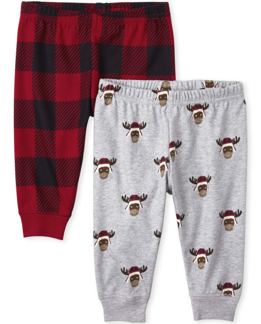 infant buffalo plaid pants