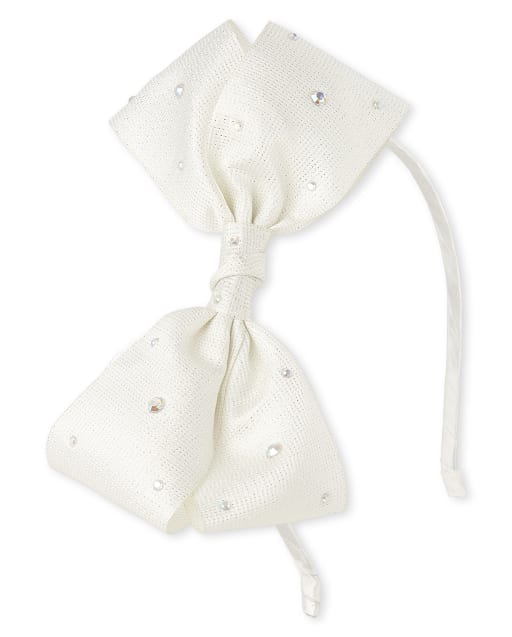 glitter bow headband