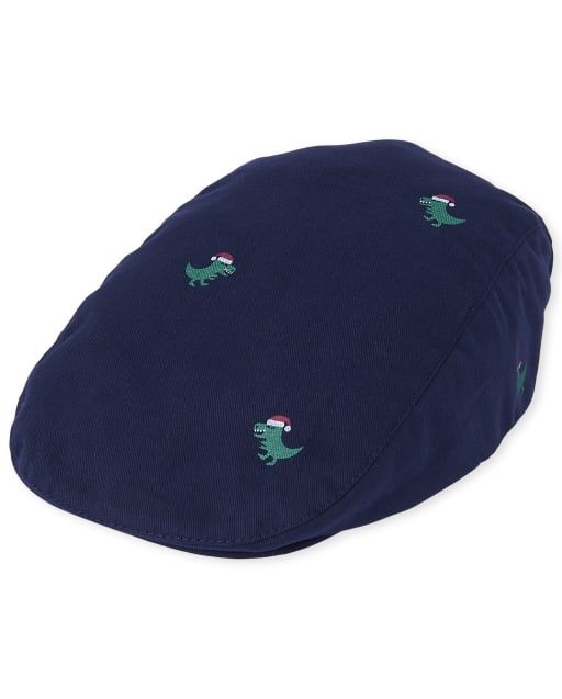 Sombrero de vendedor de periódicos Merry Rex-Mas para niños pequeños y niños