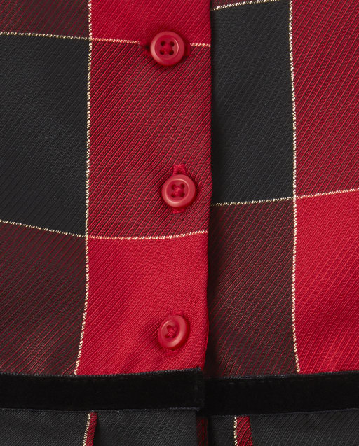 baby girl plaid outfit