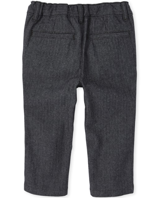 baby boy gray dress pants