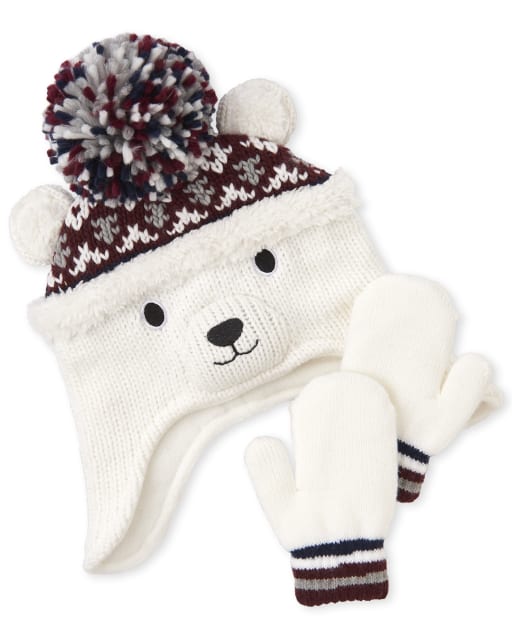 childrens hat and mittens