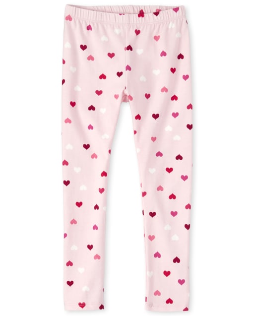Leggings con corazones para niñas