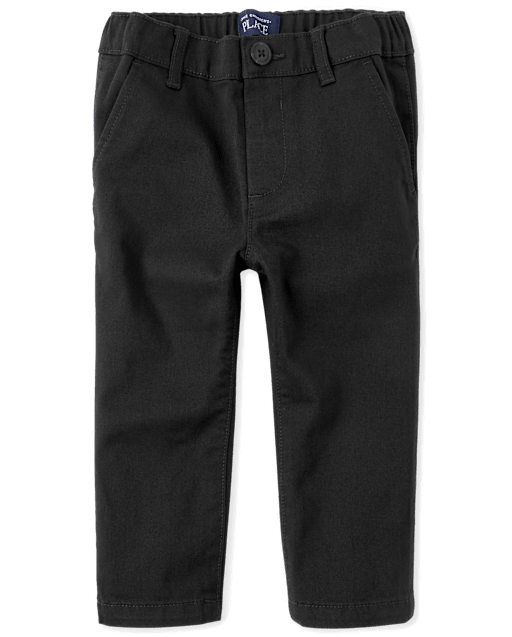Baby And Toddler Boys Uniform Stretch Straight Chino Pants