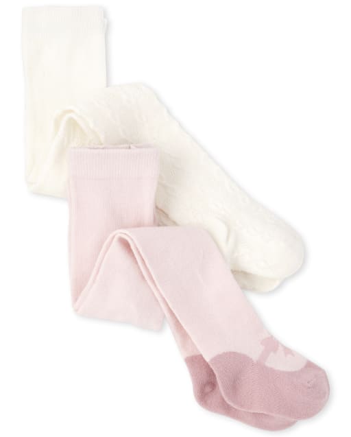 baby girl knit tights