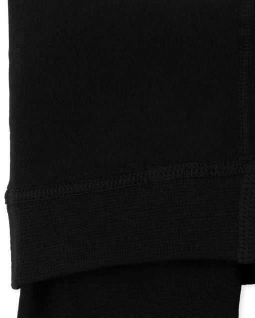 fleece lined girls tights