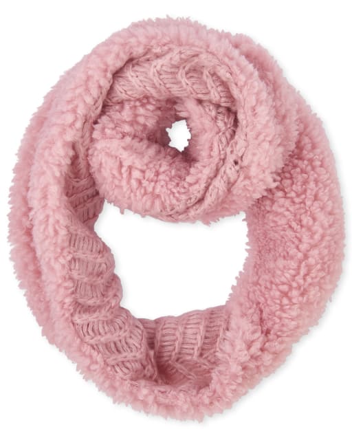 Girls Sherpa Infinity Scarf