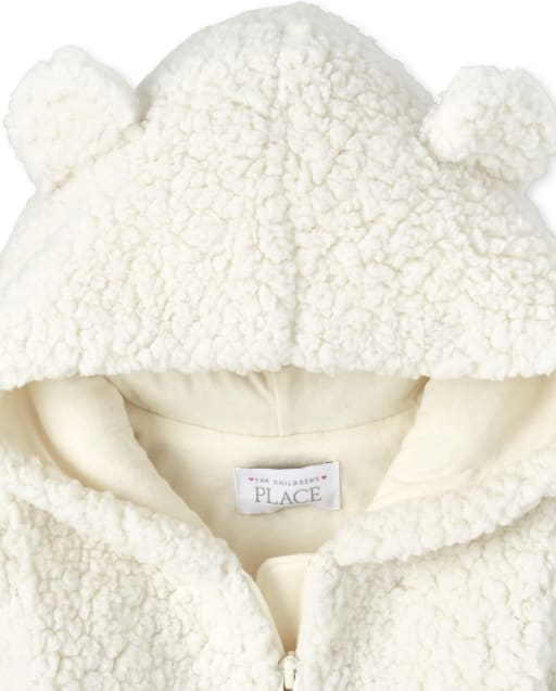 girls sherpa sweater