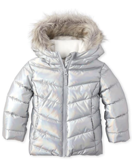 infant girl puffer coat