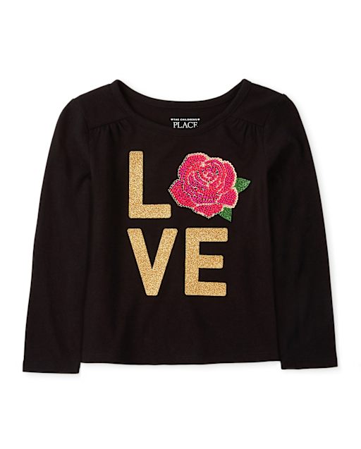 Baby And Toddler Girls Embellished Top