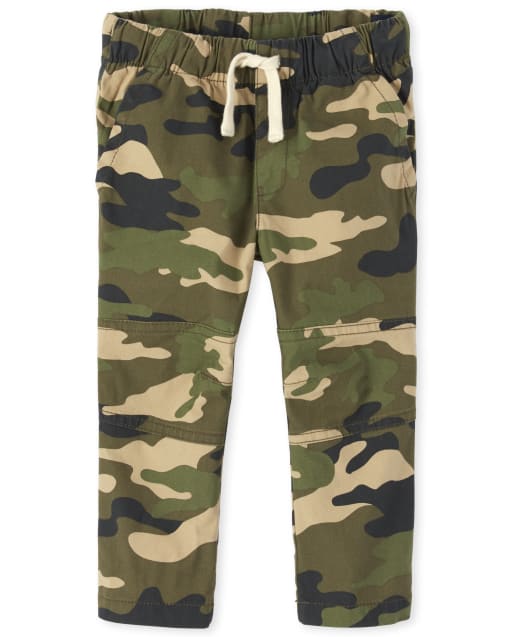 toddler boy camo joggers