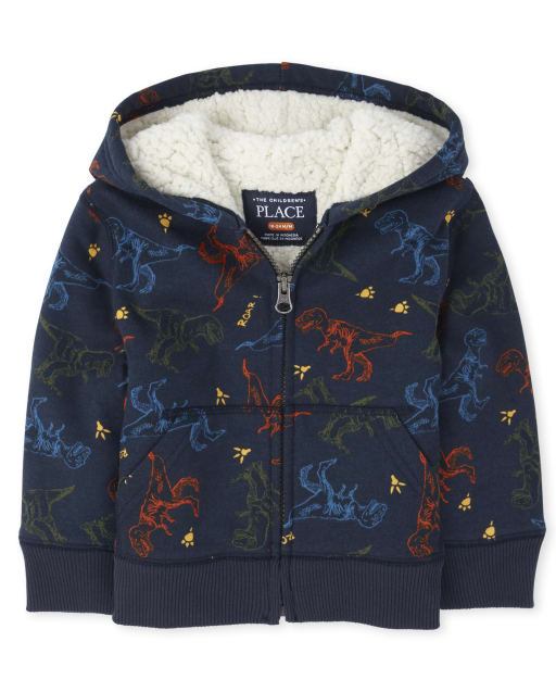 toddler sherpa lined hoodie