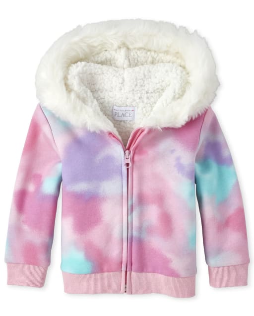 girls tie dye hoodie