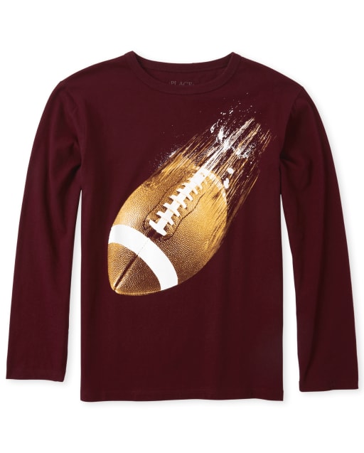Camiseta con gráfico de fútbol para niño